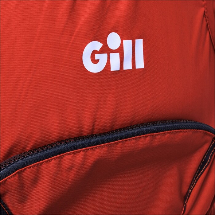 2024 Gill Junior Pro Racer Side Zip 50N Buoyancy Aid 4916J - Red / Orange